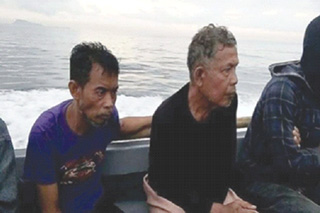 Two Malaysian hostages found adrift